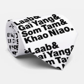 Thai Isaan Street Food Krawatte (Gerollt)