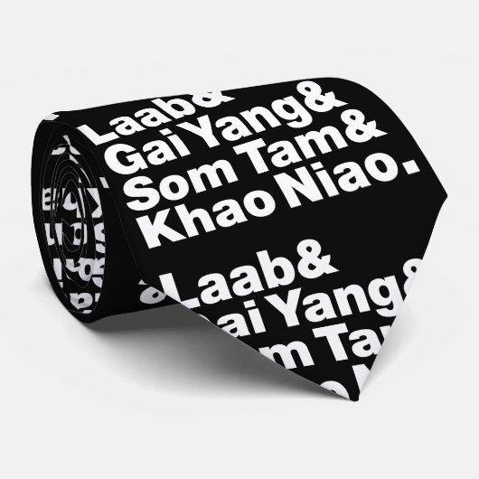 Thai Isaan Street Food Krawatte (Gerollt)
