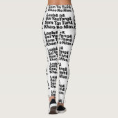 Thai Isaan Street Food Leggings (Rückseite)