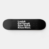 Thai Isaan Street Food Skateboard (Horizontal)