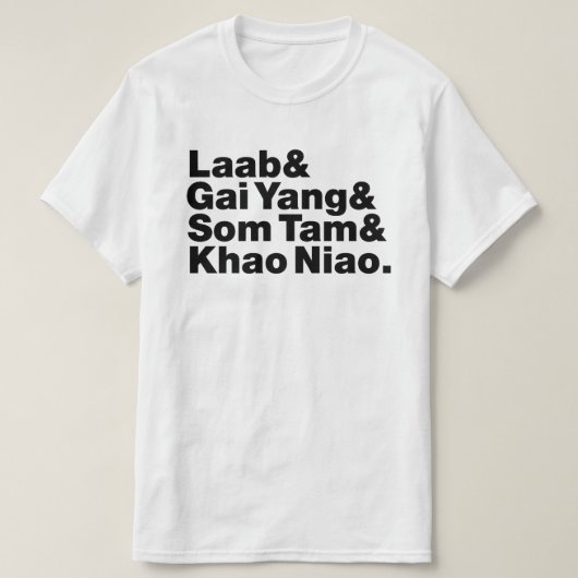 Thai Isaan Street Food T-Shirt (Design vorne)