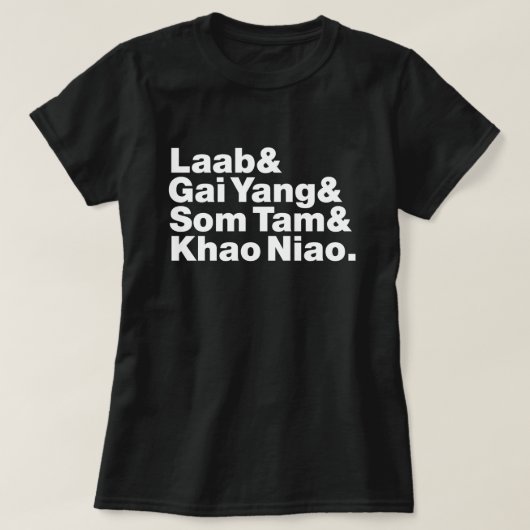 Thai Isaan Street Food T-Shirt (Design vorne)