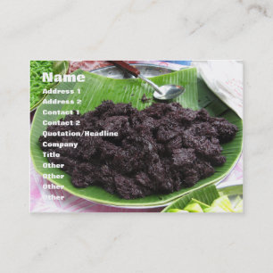 Thai Lao Black Rice [Khao Niao Dam] Visitenkarte
