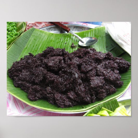 Thai Lao Black Sticky Rice [Khao Niao Dam] Poster (Vorne)