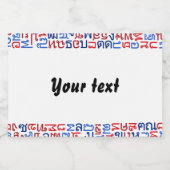 Thai Lebensmitteletikett (Einzelnes Label)