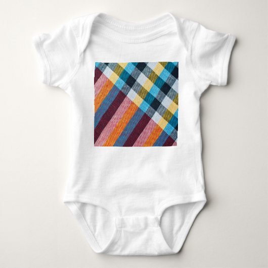 Thai Loincloth: Closeup Fabric Texture. Baby Strampler (Vorderseite)