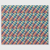 Thai Loincloth: Closeup Fabric Texture. Geschenkpapier (Flach)
