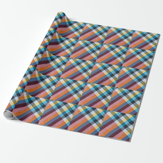 Thai Loincloth: Closeup Fabric Texture. Geschenkpapier (Ungerollt)