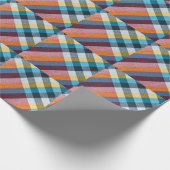 Thai Loincloth: Closeup Fabric Texture. Geschenkpapier (Ecke)