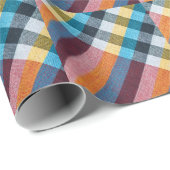 Thai Loincloth: Closeup Fabric Texture. Geschenkpapier (Rolleneckpunkt)