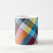 Thai Loincloth: Closeup Fabric Texture. Kaffeetasse (Mittel)