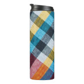 Thai Loincloth: Closeup Fabric Texture. Thermosbecher (Nach rechts gedreht)