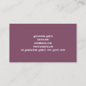 Thai Massage Custom QR Visitenkarte (Rückseite)