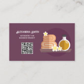 Thai Massage Custom QR Visitenkarte (Vorderseite)