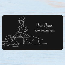 Thai Massage Mobile Wellness-Center Business Card