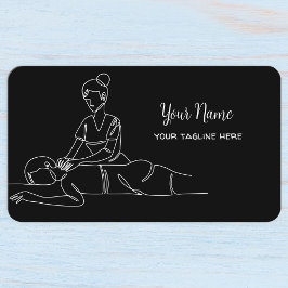 Thai Massage Mobile Wellness-Center Business Card Visitenkarte