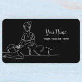 Thai Massage Mobile Wellness-Center Business Card Visitenkarte