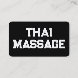Thai Massage Visitenkarte