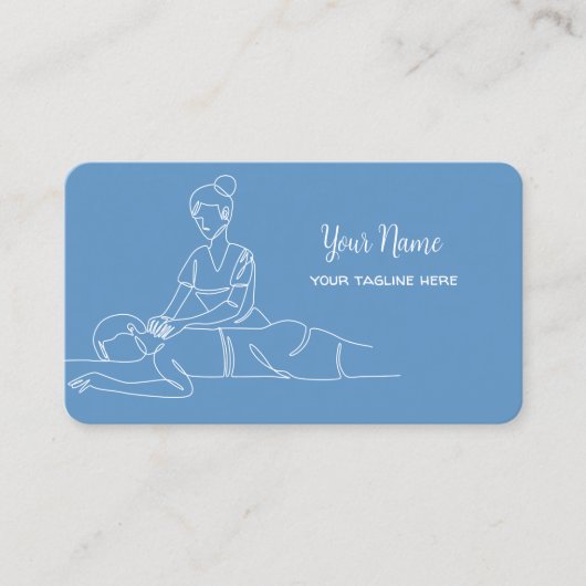 Thai Massage Visitenkarte (Vorderseite)