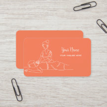 Thai Massage Wellness-Center Business Card