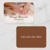 Thai Massage Wellness-Center Visitenkarte (Vorne/Hinten)
