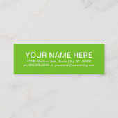 THAI (Mod-Quadrate) Mini Visitenkarte (Rückseite)