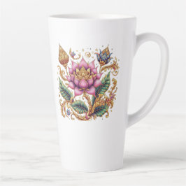 Thai Motif Blume Groß Milchtasse