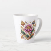 Thai Motif Blume Milchtasse (Rechte Ecke)