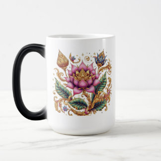 Thai Motif Blume Morphing Verwandlungstasse