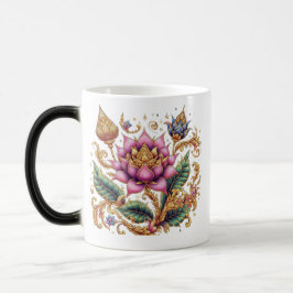 Thai Motif Blume Morphing Verwandlungstasse