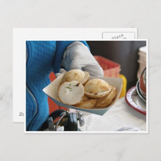 Thai-Nachtisch Postkarte (Vorne/Hinten)