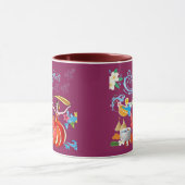 Thai Neujahrsstrahlen Magenta Tasse (Zentrum)