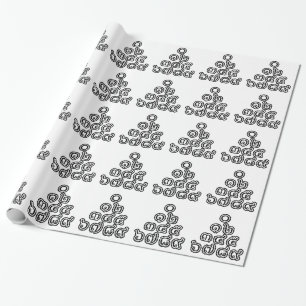 Thai Numbers Pyramid ♦ Thai-Sprachskript ♦ Geschenkpapier