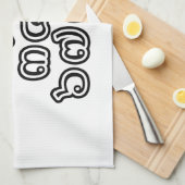 Thai Numbers Pyramid ♦ Thai-Sprachskript ♦ Geschirrtuch (Viertel Falte)