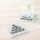 Thai Numbers Pyramid ♦ Thai-Sprachskript ♦ Glasuntersetzer (Schrägansicht)