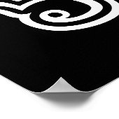 Thai Numbers Pyramid ♦ Thai-Sprachskript ♦ Poster (Ecke)