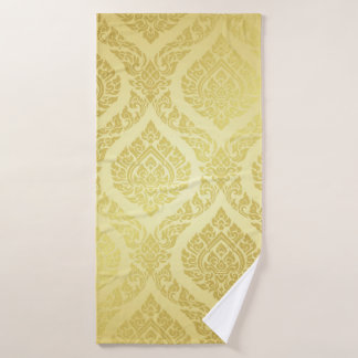 Thai Pattern Oberster Goldgrundthai, Muster, Badehandtuch