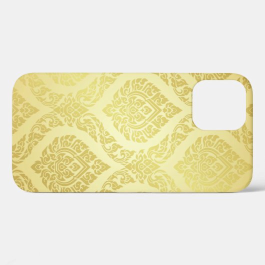 Thai Pattern Oberster Goldgrundthai, Muster, Case-Mate iPhone Hülle (Rückseite (Horizontal))