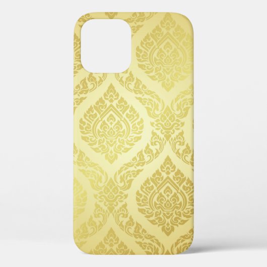 Thai Pattern Oberster Goldgrundthai, Muster, Case-Mate iPhone Hülle (Rückseite)