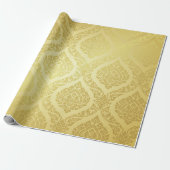 Thai Pattern Oberster Goldgrundthai, Muster, Geschenkpapier (Ungerollt)