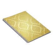 Thai Pattern Oberster Goldgrundthai, Muster, Notizblock (Rechte Seite)