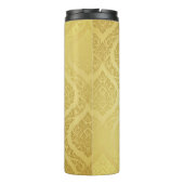 Thai Pattern Oberster Goldgrundthai, Muster, Thermosbecher (Rückseite)