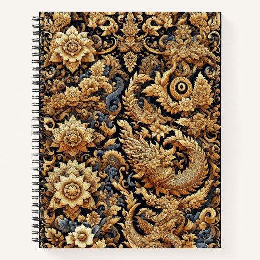 Thai Patterns Notizblock (Vorderseite)