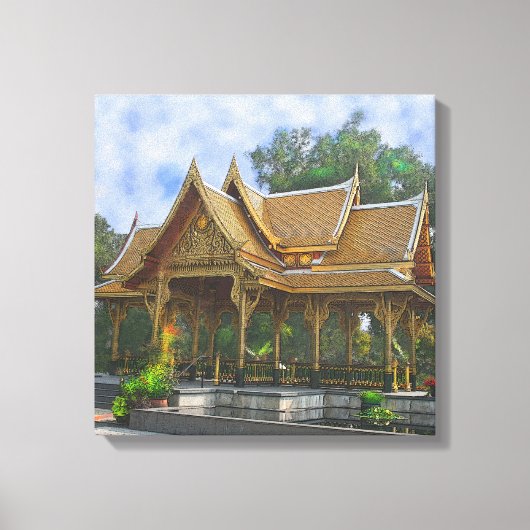 Thai Pavilion Kunst - Piazza della Riforma Leinwanddruck (Vorderseite)