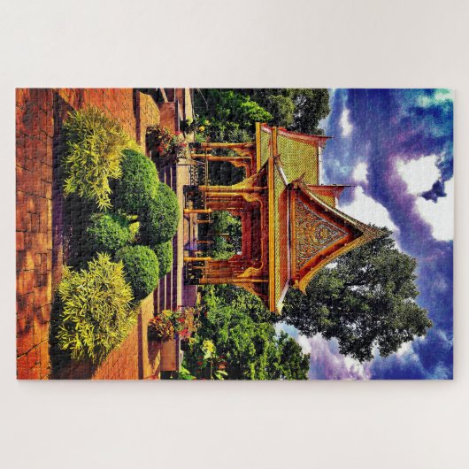 Thai Pavillion Puzzle (Horizontal)