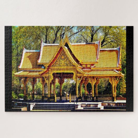 Thai Pavillion Puzzle (Horizontal)