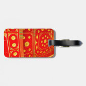 Thai-Pavillon-Decke Gepäckanhänger (Rückseite horizontal)