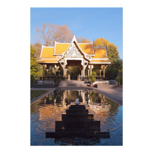 Thai-Pavillon in Madison Fotodruck