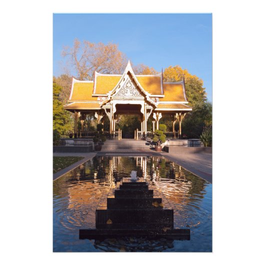 Thai-Pavillon in Madison Fotodruck (Vorne)