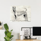 Thai Ridgeback Dog Print Poster (Heimbüro)